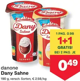 MPreis Dany Sahne Angebot