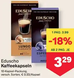 MPreis Kaffeekapseln Angebot