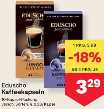 MPreis Kaffeekapseln Angebot