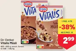 MPreis Vitalis Müsli Angebot