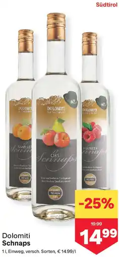 MPreis Schnaps Angebot