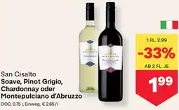 MPreis Soave, Pinot Grigio, Chardonnay oder Montepulciano d'Abruzzo Angebot