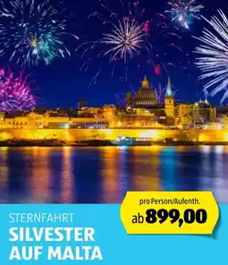 Hofer Reisen Sternfahrt silvester auf malta Angebot