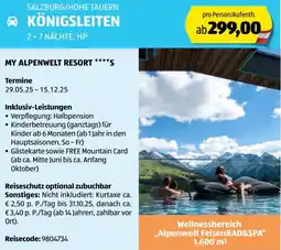 Hofer Reisen Salzburg/hohe tauern königsleiten Angebot