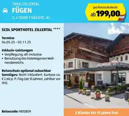 Hofer Reisen Tirol/zillertal fügen Angebot