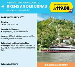 Hofer Reisen Niederösterreich/waldviertel krems an der donau Angebot