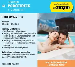 Hofer Reisen Hotel sotelia Angebot