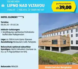 Hofer Reisen Hotel element Angebot