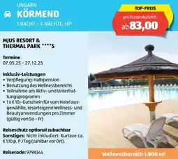 Hofer Reisen Mjus resort & thermal park Angebot