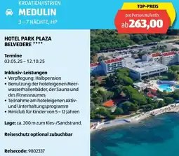Hofer Reisen Hotel park plaza belvedere Angebot