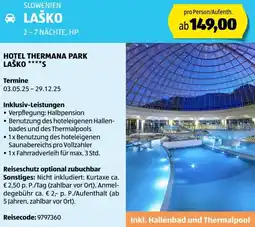 Hofer Reisen Hotel thermana park laško Angebot