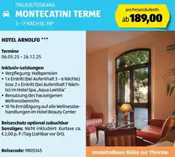 Hofer Reisen Hotel arnolfo Angebot