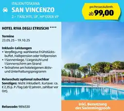 Hofer Reisen Hotel riva degli etruschi Angebot