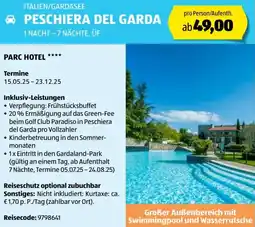 Hofer Reisen Parc hotel Angebot