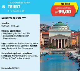 Hofer Reisen Nh hotel trieste Angebot