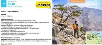 Hofer Reisen Wanderreise oman Angebot
