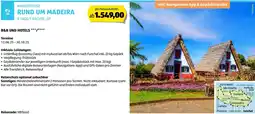 Hofer Reisen Wanderreise rund um madeira Angebot