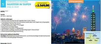 Hofer Reisen Sternfahrt & city-trip/taiwan silvester in taipeh Angebot