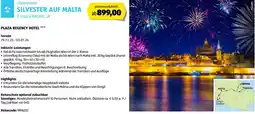 Hofer Reisen Sternfahrt silvester auf malta Angebot