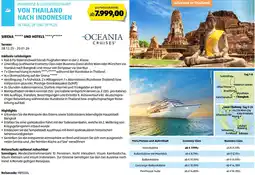 Hofer Reisen Rundreise & luxuskreuzfahrt von thailand nach indonesien Angebot