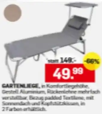 Möbel Ludwig Gartenliege Angebot