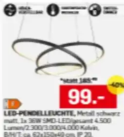 Möbel Ludwig Led-pendelleuchte Angebot