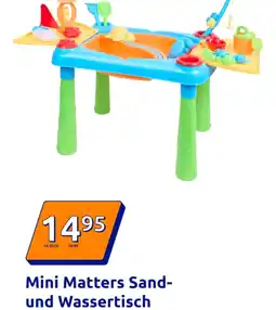 Action Mini Matters Sand- und Wassertisch Angebot