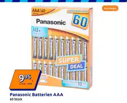 Action Panasonic Batterien AAA Angebot