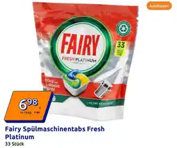 Action Fairy Spülmaschinentabs Fresh Platinum Angebot