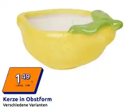 Action Kerze in Obstform Angebot