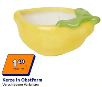 Action Kerze in Obstform Angebot