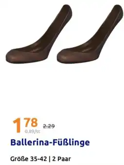 Action Ballerina-Füßlinge Angebot