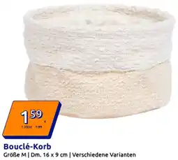 Action Bouclé-Korb Angebot