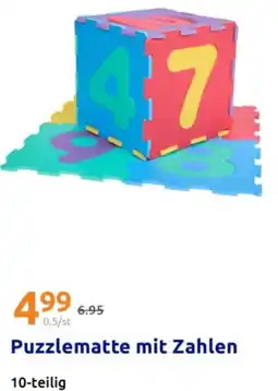Action Puzzlematte mit Zahlen Angebot