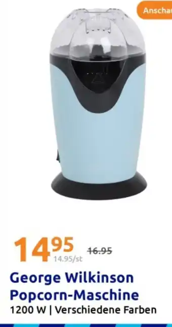 Action George Wilkinson Popcorn-Maschine Angebot