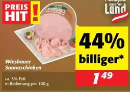 Nah&Frisch Wiesbauer Saunaschinken Angebot