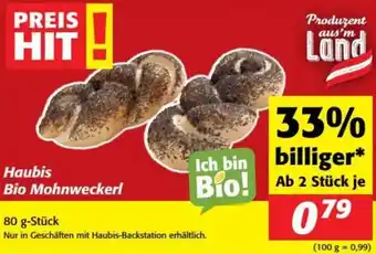 Nah&Frisch Bio Mohnweckerl Angebot