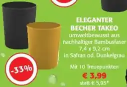 Nah&Frisch Eleganter becher takeo Angebot