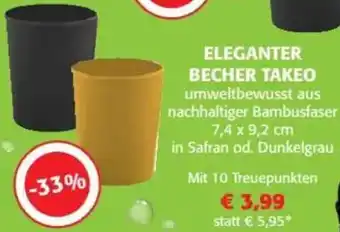 Nah&Frisch Eleganter becher takeo Angebot