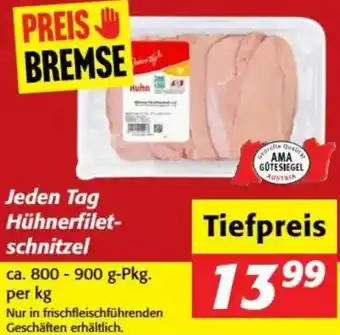 Nah&Frisch Hühnerfilet- schnitzel Angebot