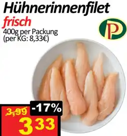 Wurstico Hühnerinnenfilet Angebot