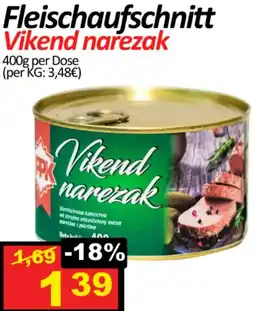 Wurstico Fleischaufschnitt Vikend narezak Angebot