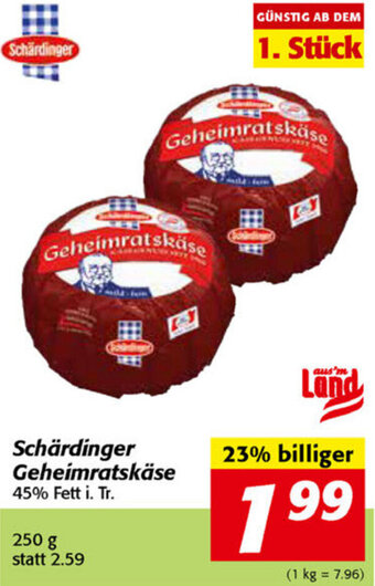 Strasser Markt Schärdinger Geheimratskäse 250 g Angebot