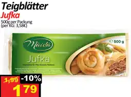 Wurstico Teigblätter Angebot