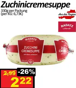 Wurstico Zuchinicremesuppe Angebot