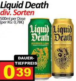 Wurstico Liquid Death Angebot