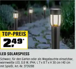 OBI Led solarspiess Angebot