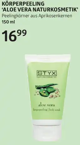 Bellaflora Körperpeeling aloe vera naturkosmetik Angebot