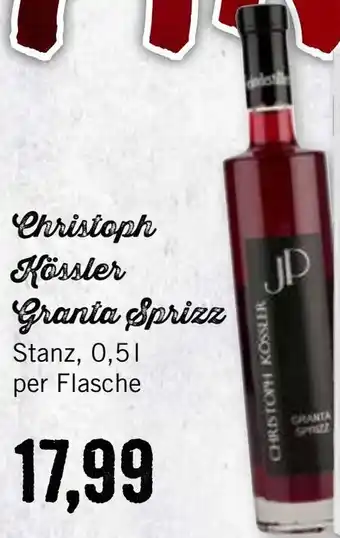 Der Grissemann Christoph Kössler Granta Sprizz Angebot