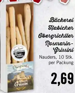 Der Grissemann Bäckerei Habicher Obergrichtler Rosmarin- Grissini Angebot